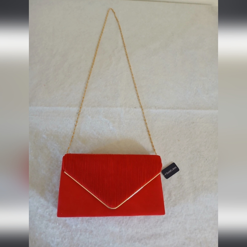 Elegant Red Clutch Bag